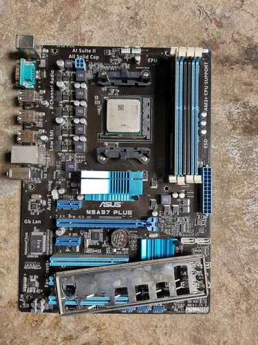 拆机华硕M5A97PLUS大板+FX6300六核处理器