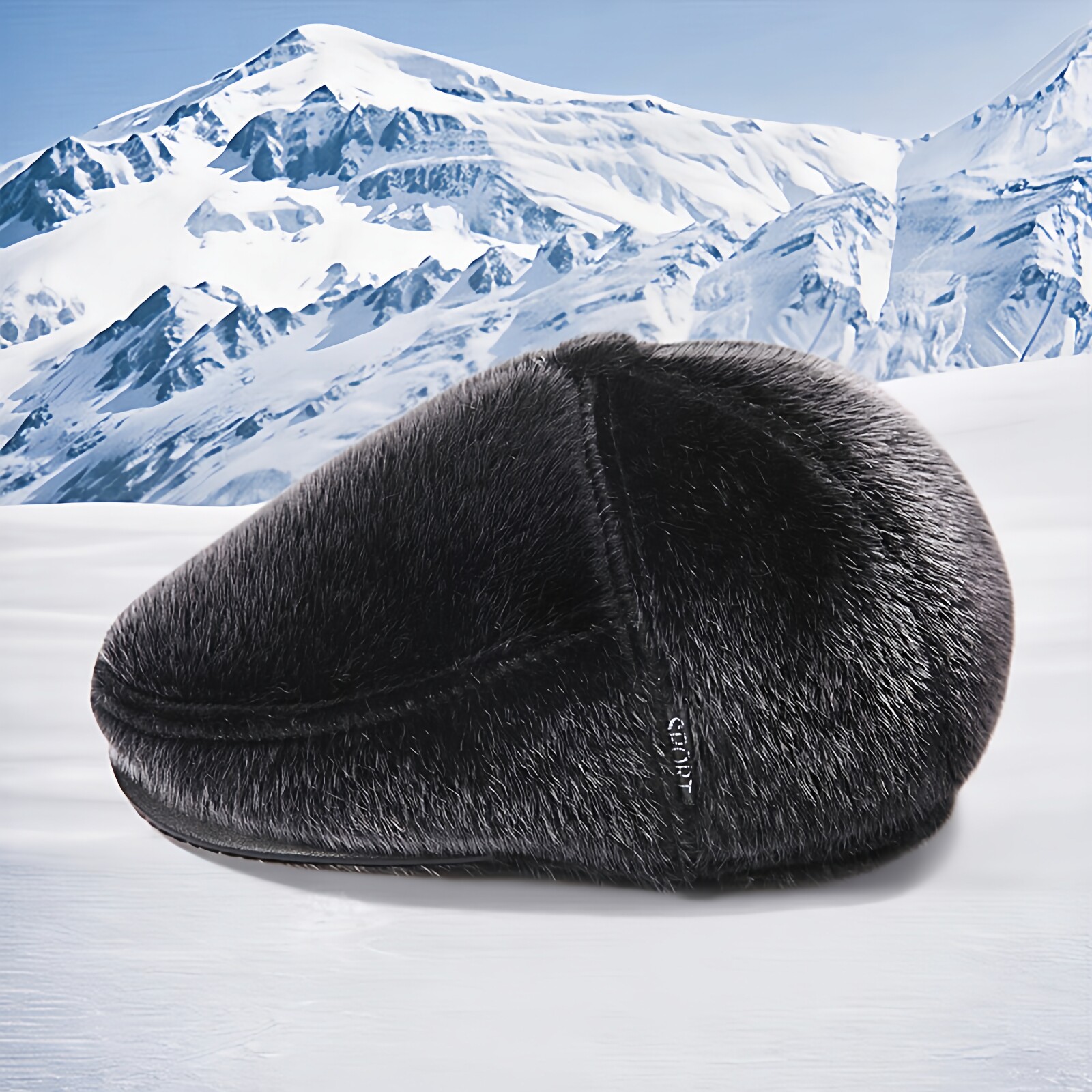 中老年人男士帽子秋冬季加绒保暖老人鸭舌帽潮冬天爸爸老头爷爷帽