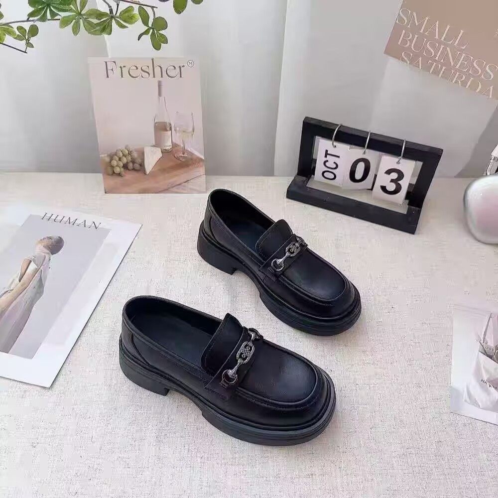 8-568圆头乐福鞋上班软底不累脚平底鞋秋季舒适blokette