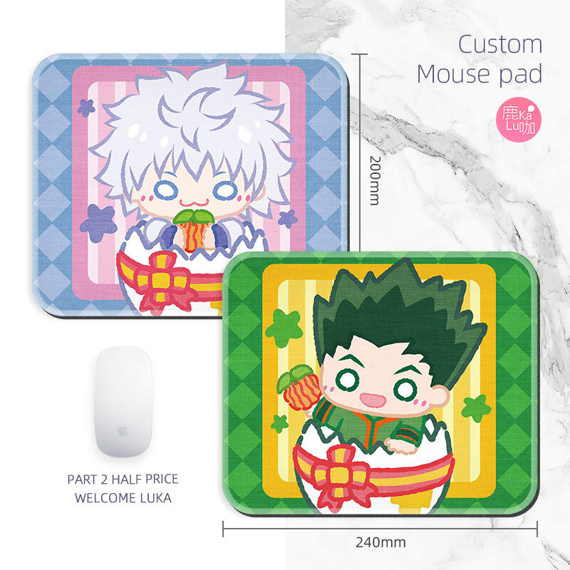 可爱鼠标垫锁边加厚个性防滑定制