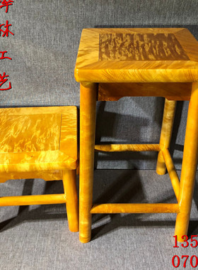 工艺儿童椅子课桌实木大叶楠