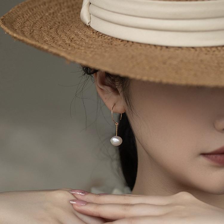轻奢junjun淡水珍珠四季大气耳环