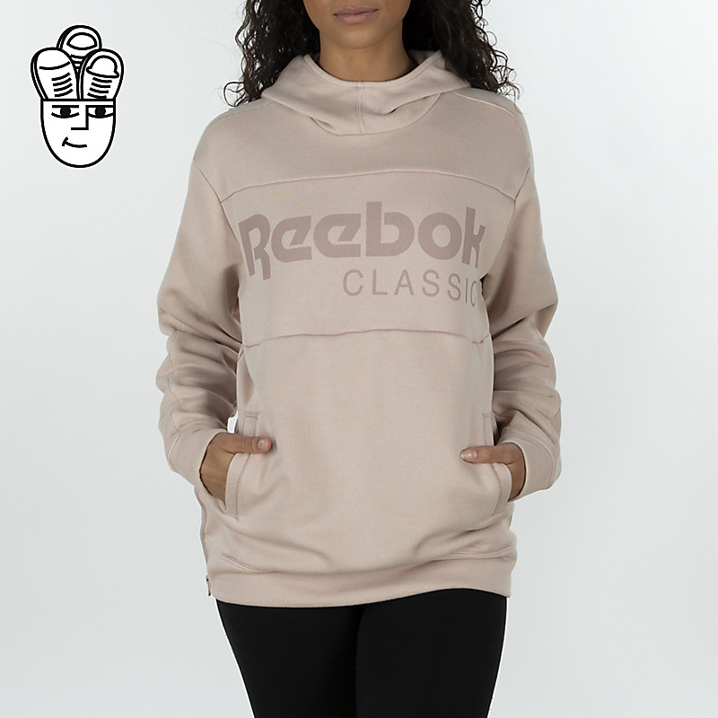 Reebok Classics Graphic 锐步女子长袖卫衣 经典运动休闲套头衫