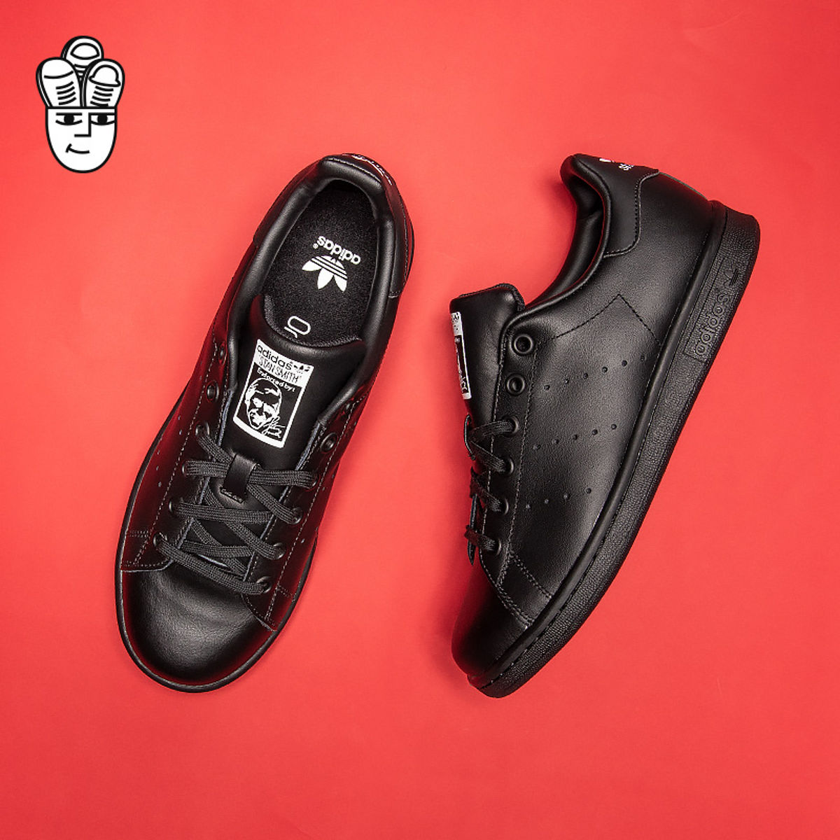 Adidas Stan Smith ÈýÒ¶²ÝÄÐЬŮЬGS µÍ°ï¸´¹ÅÐÝÏаåЬ Ô˶¯Ð¬