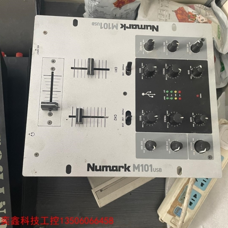 拍前询价Numark露玛M101USB DJ专用打碟 两路混音台