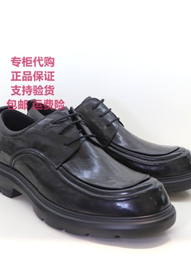 哈森2025年秋季新款男鞋ML254060厚底大气正装商务鞋舒适轻质牛皮