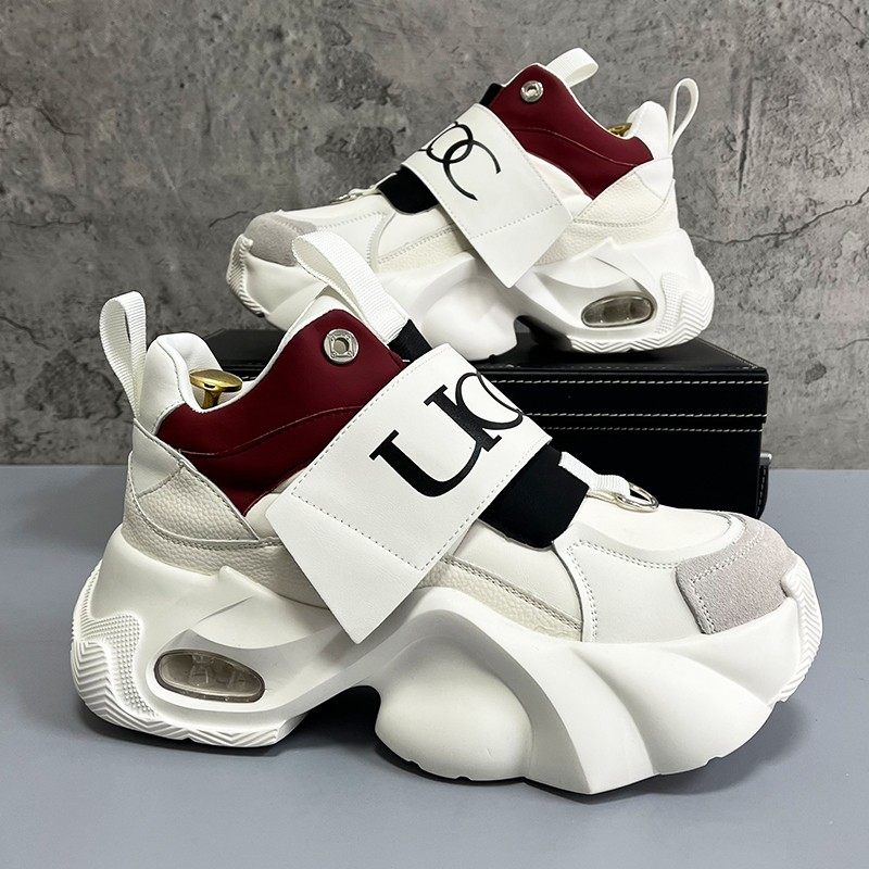 男鞋2026新款春季潮牌小众设计感气垫增高减震百搭休闲运动老爹鞋,流行男鞋,老爹鞋,淘宝优惠券,粉丝福利购,淘宝优惠卷