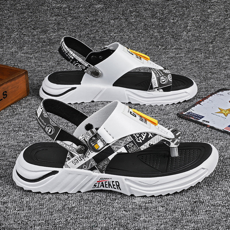 人字拖男款夏季外穿潮流沙滩夹脚拖鞋青少年开车两用运动休闲凉鞋,流行男鞋,人字拖,淘宝优惠券,粉丝福利购,淘宝优惠卷