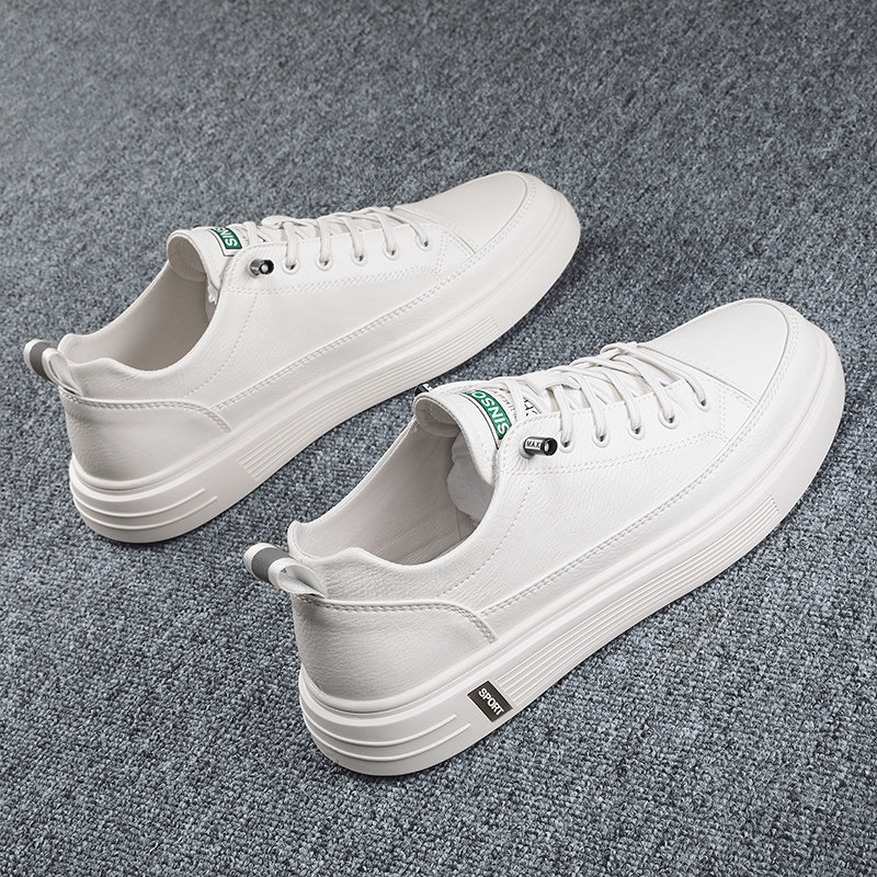 男鞋2026新款春季潮流百搭休闲皮面男士韩版工作上班一脚蹬平板鞋,流行男鞋,单鞋,淘宝优惠券,粉丝福利购,淘宝优惠卷