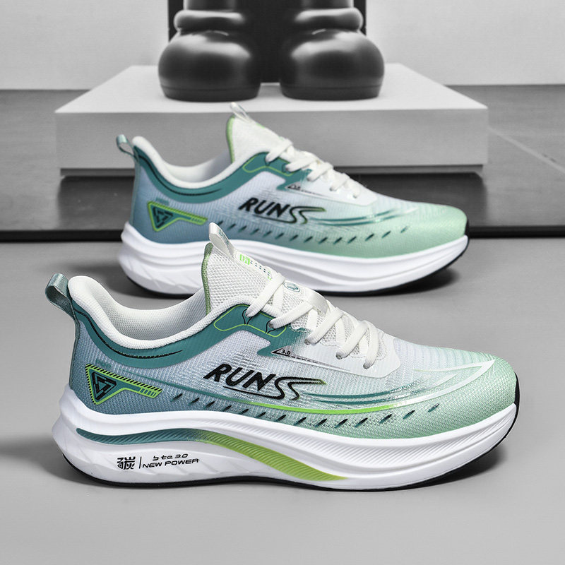 男鞋夏季青少年飞织网面透气运动鞋学生高级感潮流百搭跑步老爹鞋,流行男鞋,单鞋,淘宝优惠券,粉丝福利购,淘宝优惠卷