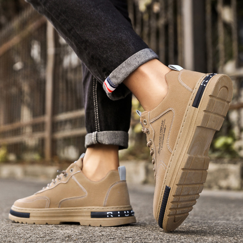 작업용 남성용 신발 캐주얼 스포츠 로우 탑 작업화 겨울 건설 현장 작업 내마모성 용접공 노동 보호 신발 가을 겨울