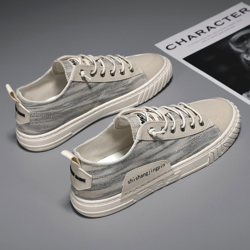 帆布男鞋春季2025新款一脚蹬工作运动布鞋软底夏季开车休闲平板鞋,流行男鞋,布鞋,淘宝优惠券,粉丝福利购,淘宝优惠卷