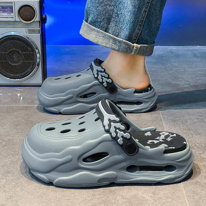 凉鞋男夏季外穿防滑踩屎感包头凉拖户外沙滩运动休闲两用洞洞拖鞋,流行男鞋,洞洞鞋,淘宝优惠券,粉丝福利购,淘宝优惠卷