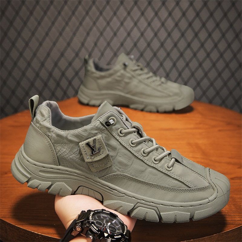 男鞋夏季2025新款运动休闲一脚蹬工地干活防滑耐磨工作登山劳保鞋,流行男鞋,单鞋,淘宝优惠券,粉丝福利购,淘宝优惠卷