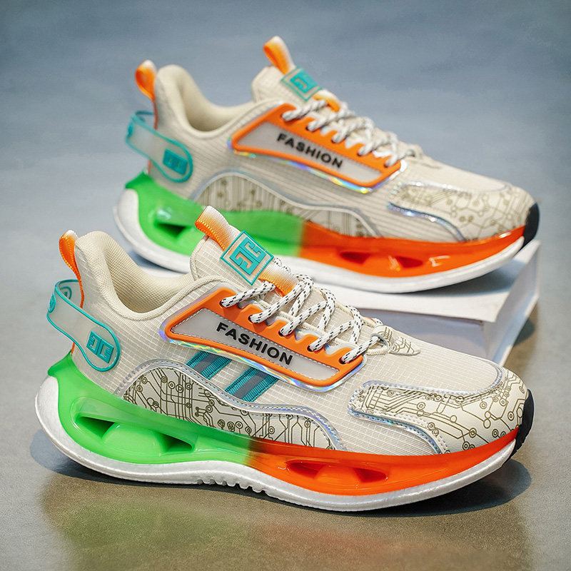 男鞋2026新款春季青少年软底防滑休闲运动潮鞋学生减震竞速跑步鞋,流行男鞋,时尚休闲鞋,淘宝优惠券,粉丝福利购,淘宝优惠卷