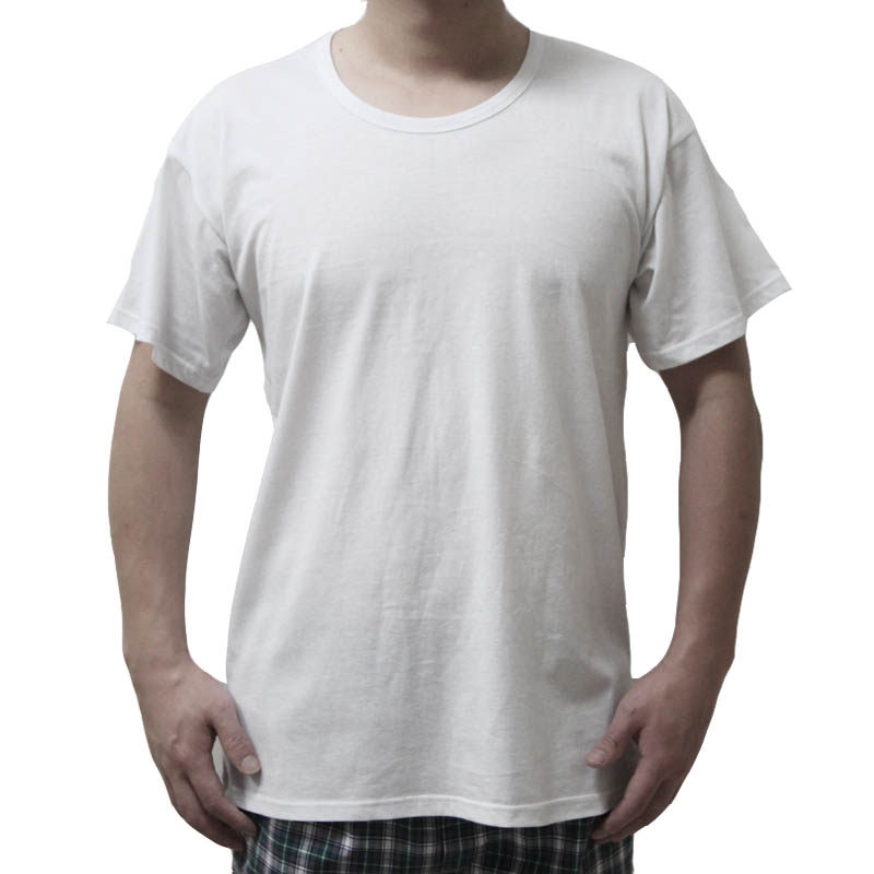 中老年男士汗衫宽松短袖 纯棉透气 大码背心老人汗布白色无袖薄款