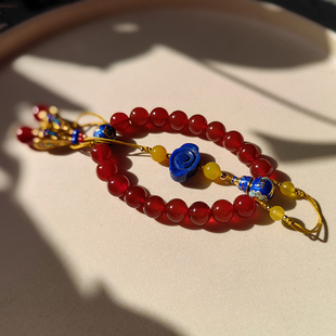 原创设计古风十八子压襟挂件手持念珠旗袍汉服茶服配饰复古饰品