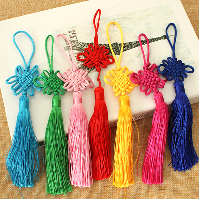 小号中国结挂件 特色礼品穗子挂饰纯手工编织流苏 新年挂饰