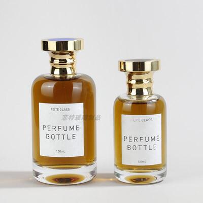 圆形50ml100ml卡口香水瓶玻璃香水瓶香水瓶喷雾香水瓶香水分装瓶