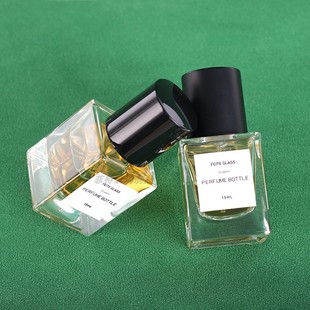 15ml卡口高档长方体香水瓶加厚玻璃喷雾瓶香水分装瓶空瓶便携