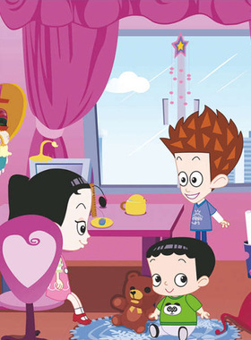 家有儿女双层拼图48粒【玩具堡】630221-4 儿童益智兴趣开发玩具