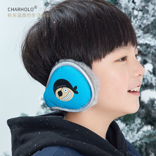 澄湖螺毛绒卡通耳套儿童