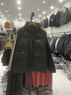 羽绒服男款冬季外套2024新款防寒潮牌立领短款高级感帅气加厚冬装