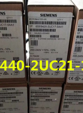 6SE6440-2UC21-1BA1 正品西门子MM440变频器1.1kw 1/3AC 220V