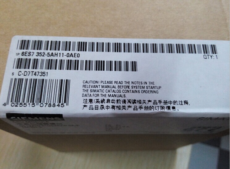 6ES7352-5AH11-0AE0 S7-300 FM352-5源性输出6ES7 352-5AH11-OAEO