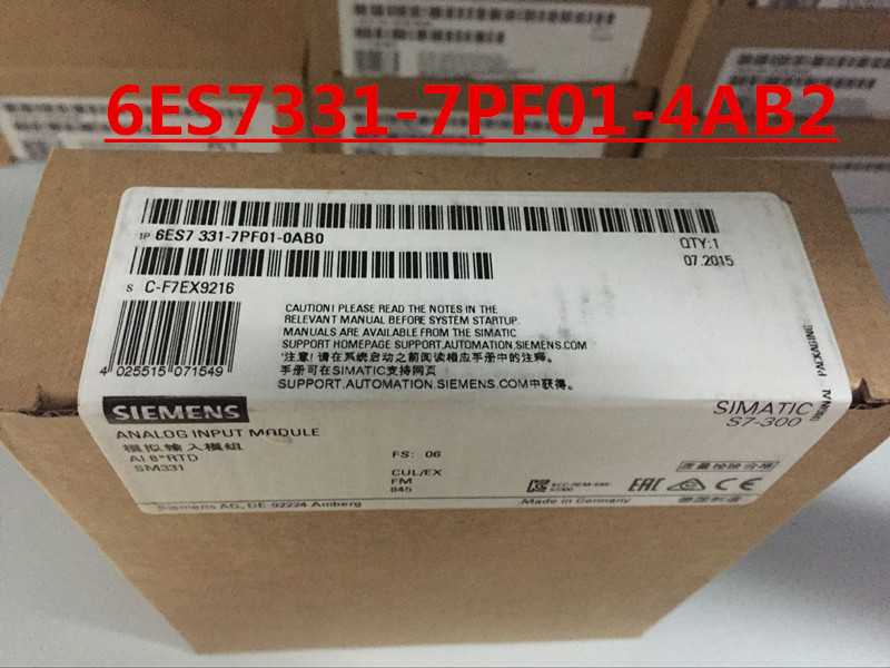 全新原装 S7 300 6ES7331-7PF01-4AB2西门子 6ES7 331-7PF01-4AB2