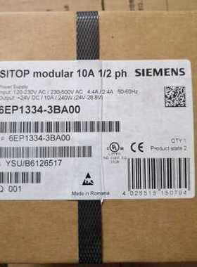 6EP1 334-3BA00 SITOP电源24V/10A 6EP1334-3BAOO 6EP1334-3BA1O