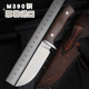 美国进口M390钢小直刀户外求生刀具野外防身军刀高硬度小刀折叠刀