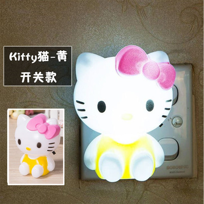 光控感应小夜灯插电卧室卫生间