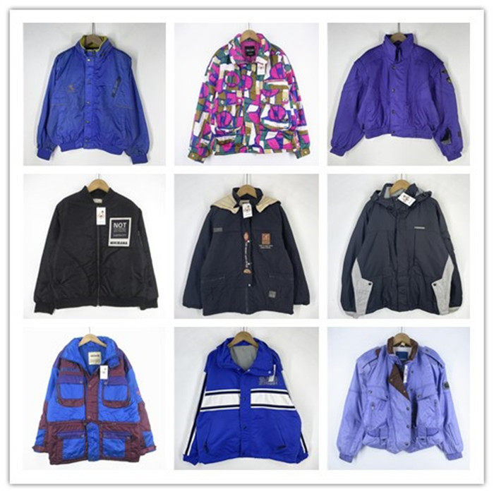 复古着vintage日韩原单学院风甜美森系几何菱格印花风衣外套F0562