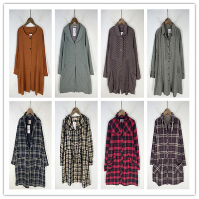 复古着vintage日韩尖货学院风森女系纯色格子印花棉布连衣裙L1262