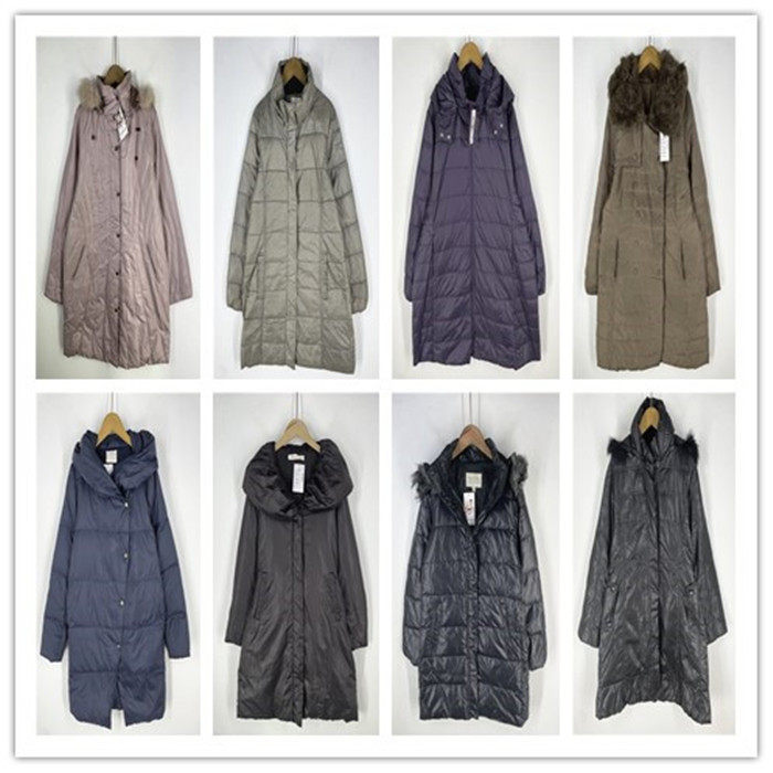 复古着vintage日韩原单学院风甜美系纯色休闲羽绒服风衣外套F1161