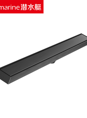 潜水艇癸600M线性地漏 枪灰色加长隐形地漏600x55mm 北京发货