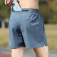 三分裤 可放手机透气冰丝速干跑步短裤 薄款 四分裤 男士 运动专用夏季