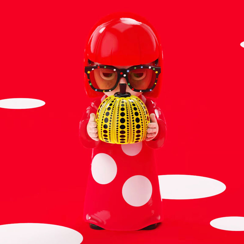 主理人草间弥生釉面质地礼盒装