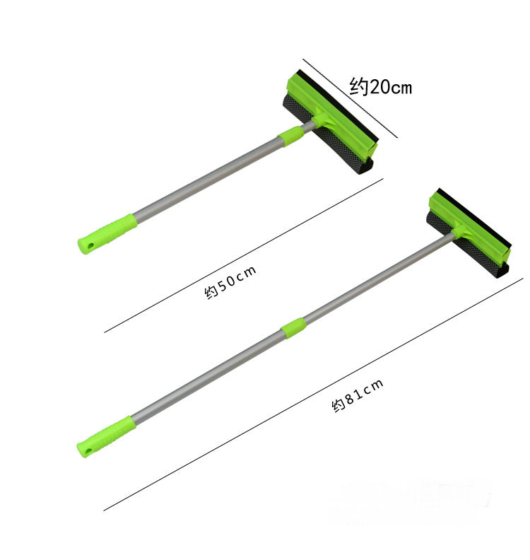 双面玻璃清洁刷擦擦玻璃器加长手柄可拆式双面玻璃清洁器 包邮