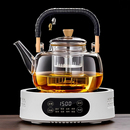加厚玻璃煮茶壶电陶炉煮茶器2025新款 蒸煮一体烧水养生泡茶壶套装