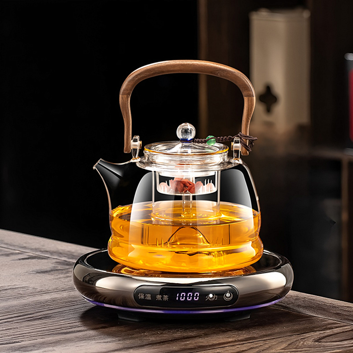 电陶炉煮茶小型超薄智能煮茶器2026新款煮茶壶家用烧水养生煮茶炉