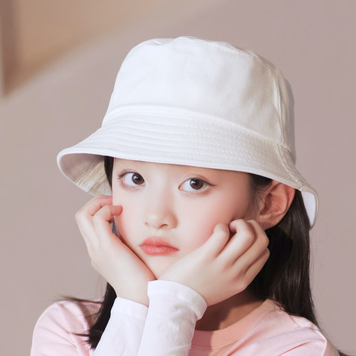渔夫帽儿童防晒遮阳帽子洋气夏季