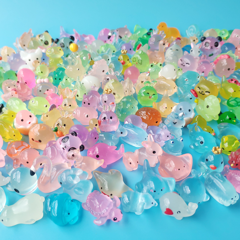 夜光发光小动物模型摆件