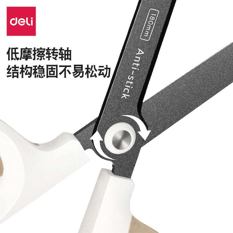 익스프레스 오피스 종이 절단 가정용 녹슬지 않는 불소 코팅 주방 스틱 방지 수동 가위 해체 용 델리 테프론 가위