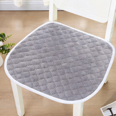 餐椅坐垫软垫四季通用加厚防滑马蹄形椅子垫屁垫现代凳子垫可机洗