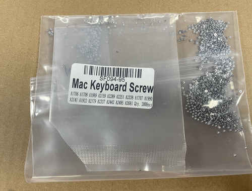 A1706A1707A1708A2442A1990A1932A2141A2179键盘螺丝键盘固定螺丝