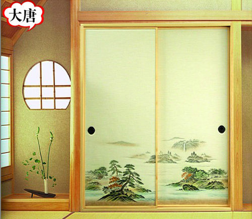 和室榻榻米门纸 衣柜门纸和室柜门 推拉门福司玛布移门福斯玛门纸