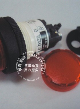 正品DR22DOL 富士半圆指示灯/白炽灯 DR22D0L-E4G/R/Y/W/S/