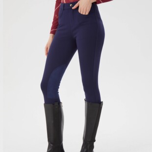 男女同款 男女儿童马裤 耐磨防滑透气马术运动裤 半皮无硅胶马术裤